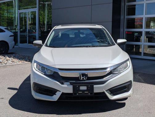 White 2017 Honda Civic EX