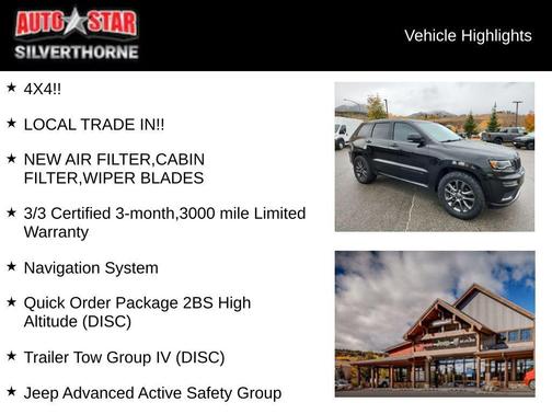 2018 Jeep Grand Cherokee High Altitude