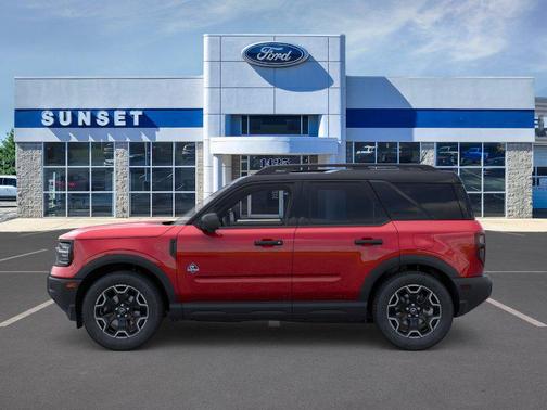 Ruby Red Metallic Tinted Clearcoat 2026 Ford Bronco Sport Outer Banks