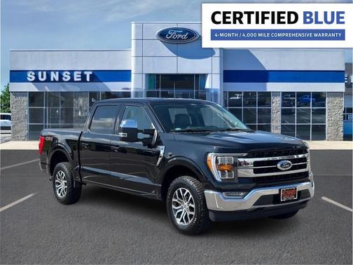 Agate Black Metallic 2022 Ford F-150 Lariat