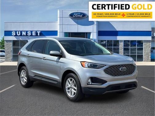 Iconic Silver Metallic 2024 Ford Edge SEL