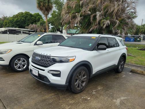 OXFORD WHITE 2021 Ford Explorer XLT