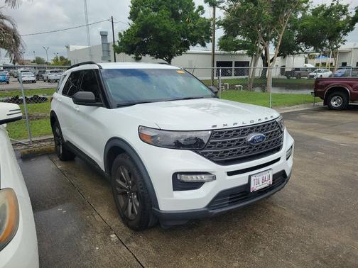 OXFORD WHITE 2021 Ford Explorer XLT
