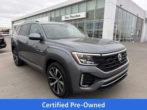 Platinum Gray Metallic 2025 Volkswagen Atlas 2.0T SEL Premium R-Line