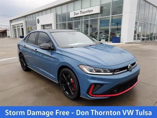 Monterey Blue W/Deep Black Roof 2026 Volkswagen Jetta GLI 2.0T Autobahn