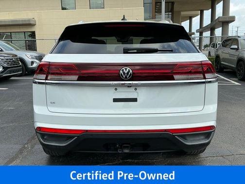 Pure White 2025 Volkswagen Atlas Cross Sport 2.0T SE w/Technology