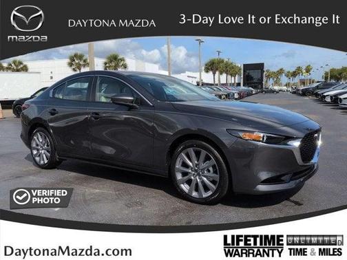 Machine Gray Metallic 2026 Mazda Mazda3 FWD w/Preferred Package