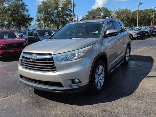 Silver 2014 Toyota Highlander Limited Platinum