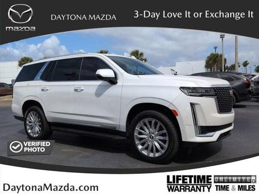 Crystal White Tri-Coat 2022 Cadillac Escalade Premium Luxury
