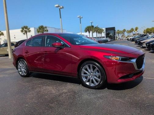 Soul Red Crystal Metallic 2026 Mazda Mazda3 FWD w/Preferred Package