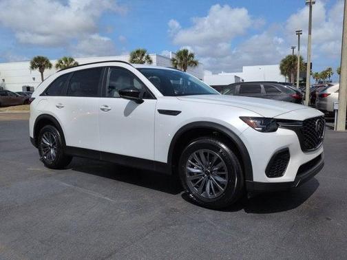Rhodium White Premium 2026 Mazda CX-70 PHEV SC Plus