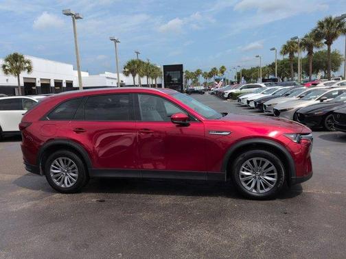 Soul Red Crystal Metallic 2024 Mazda CX-90 PHEV Preferred
