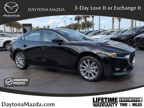 Jet Black Mica 2026 Mazda Mazda3 FWD w/Preferred Package