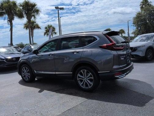 Modern Steel Metallic 2021 Honda CR-V Hybrid Touring