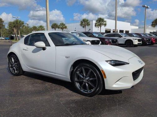 Snowflake White Pearl Mica 2019 Mazda MX-5 Miata RF Grand Touring