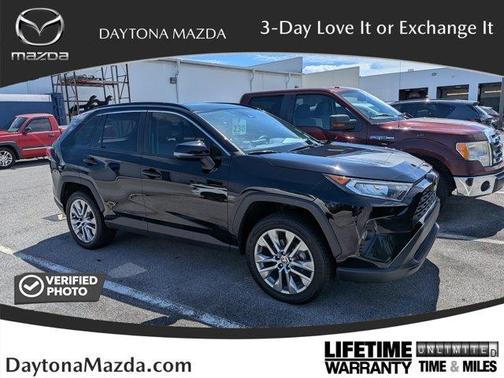 Midnight Black Metallic 2021 Toyota RAV4 XLE Premium
