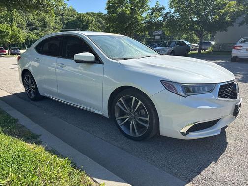 Platinum White Pearl 2020 Acura TLX Technology