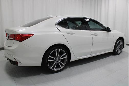 Platinum White Pearl 2020 Acura TLX Technology