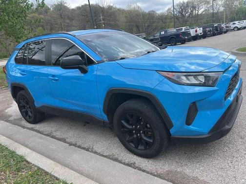Blue Flame 2021 Toyota RAV4 LE