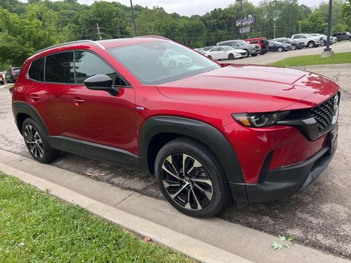 Soul Red Crystal Metallic 2025 Mazda CX-50 Hybrid Premium Plus Package