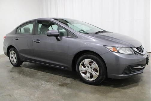Gray 2014 Honda Civic LX