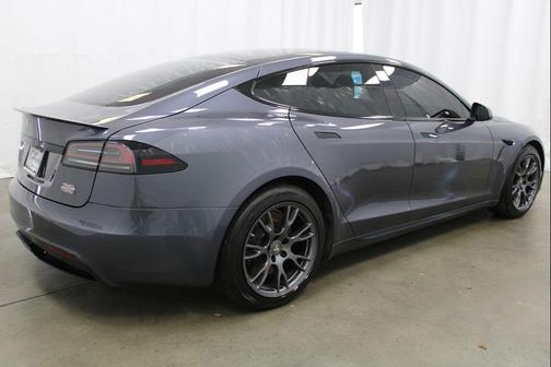 Gray 2022 Tesla Model S Plaid