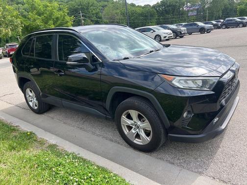Midnight Black Metallic 2021 Toyota RAV4 XLE