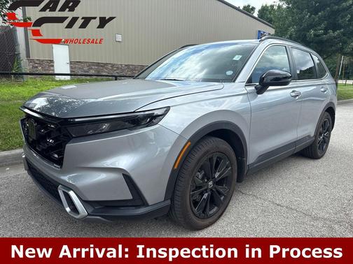 Lunar Silver Metallic 2023 Honda CR-V Hybrid Sport Touring AWD