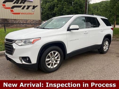 Summit White 2018 Chevrolet Traverse LT Cloth