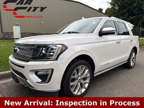White Platinum Metallic Tri-Coat 2018 Ford Expedition Platinum