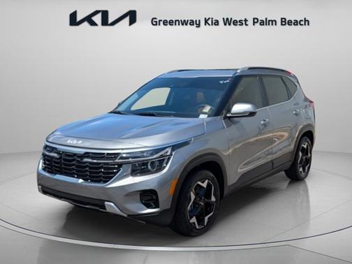 Steel Gray 2024 Kia Seltos EX