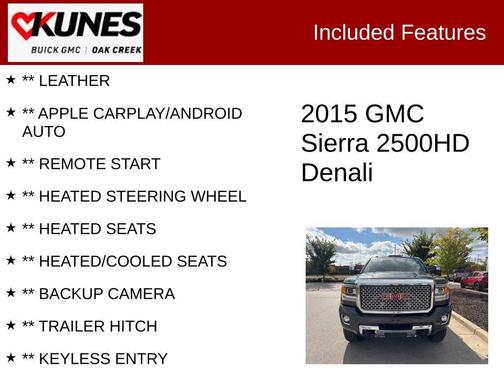 2015 GMC Sierra 2500 Denali