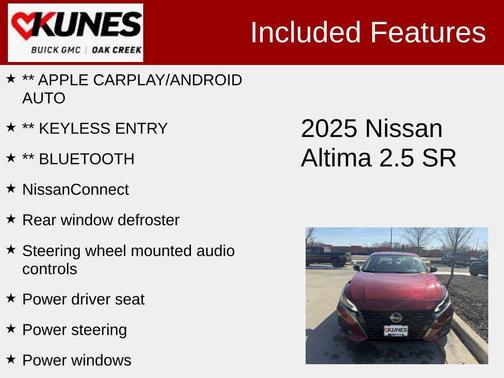 2025 Nissan Altima SR FWD