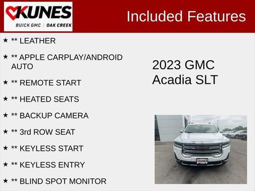 2023 GMC Acadia AWD SLT