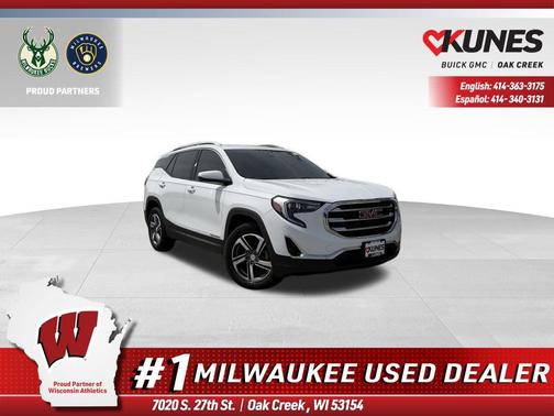 Summit White 2018 GMC Terrain SLT