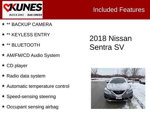 2018 Nissan Sentra SV