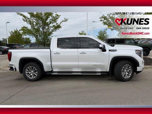 White Frost Tricoat 2023 GMC Sierra 1500 Denali