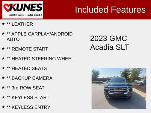 2023 GMC Acadia AWD SLT