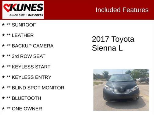 2017 Toyota Sienna Limited Premium