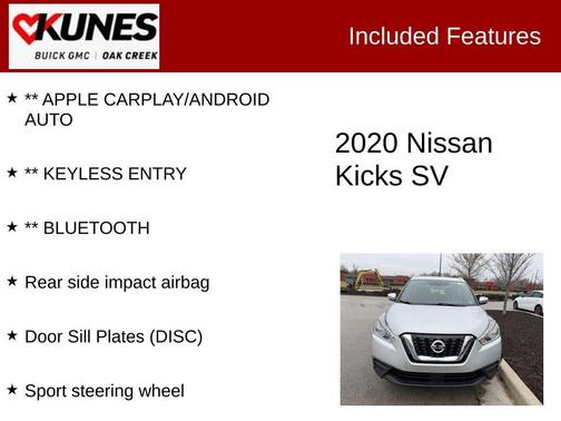 2020 Nissan Kicks SV