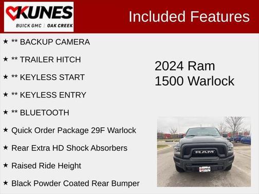2024 RAM 1500 Classic Warlock Crew Cab 4x4 5'7' Box