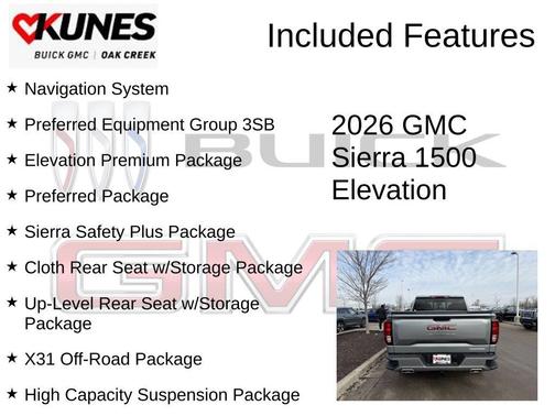2026 GMC Sierra 1500 Elevation