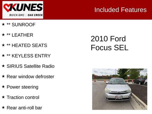 Ingot Silver Metallic 2010 Ford Focus SEL