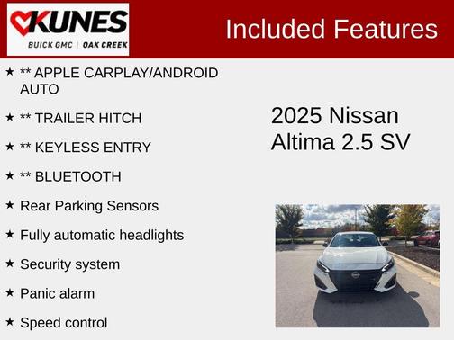 2025 Nissan Altima 2.5 SV