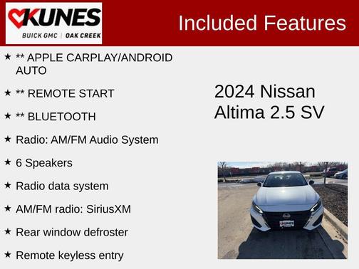 2024 Nissan Altima 2.5 SV