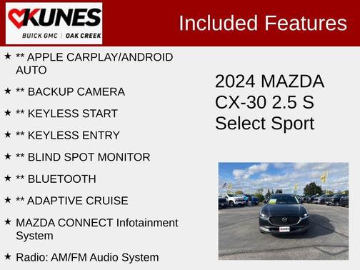 2024 Mazda CX-30 2.5 S Select Sport
