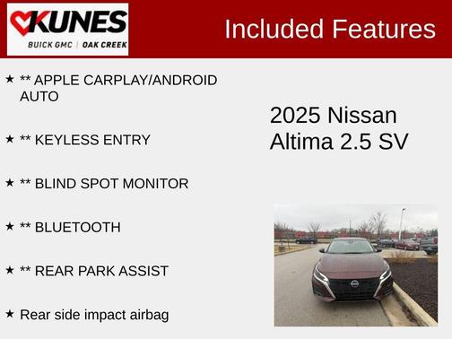 2025 Nissan Altima 2.5 SV