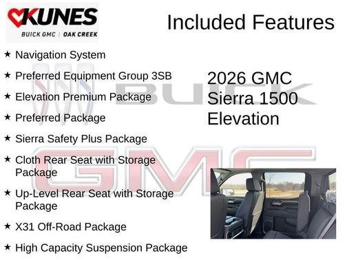 2026 GMC Sierra 1500 Elevation