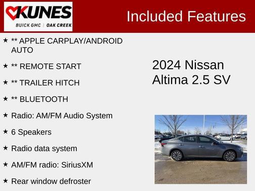 2024 Nissan Altima 2.5 SV