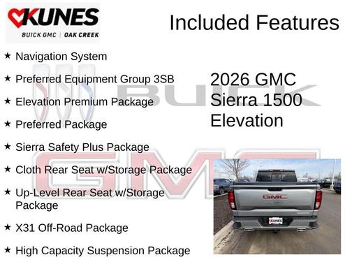 2026 GMC Sierra 1500 Elevation